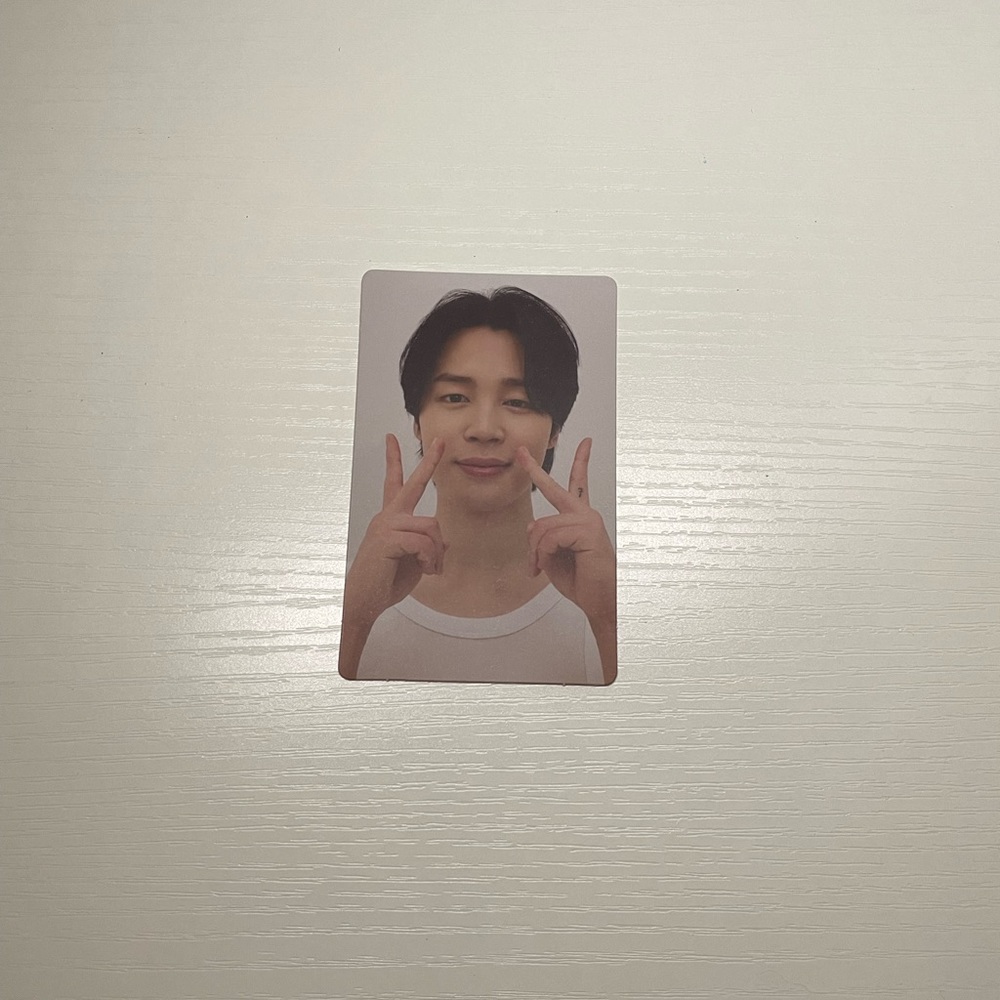 Jimin FACE album photocard